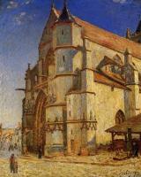 Sisley, Alfred - The Church at Moret in the Morning Sun